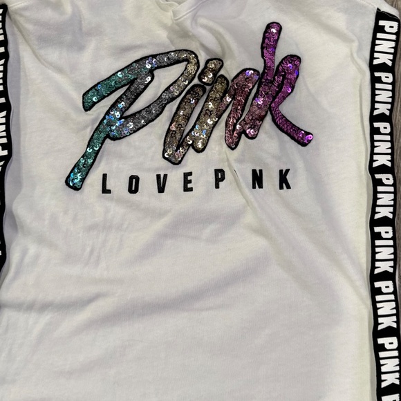 PINK Victoria Secret White Tank Top Women Size S . - Picture 3 of 7